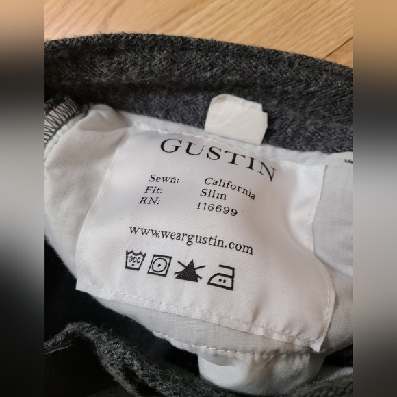 Gustin grey wool pants - Picture 3 of 6